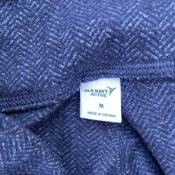 Lot of 2 Womens Old Navy Leggings Warm Cozy Stretch Leggings Size M Blue/Red - Picture 7 of 7